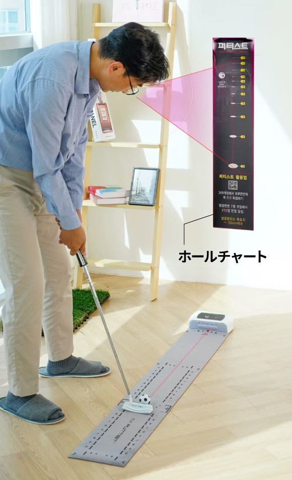 デジタルゴルフパター練習器PUTTISTII PUTTISTII（パッティスト2）デジタルゴルフパット練習器が
