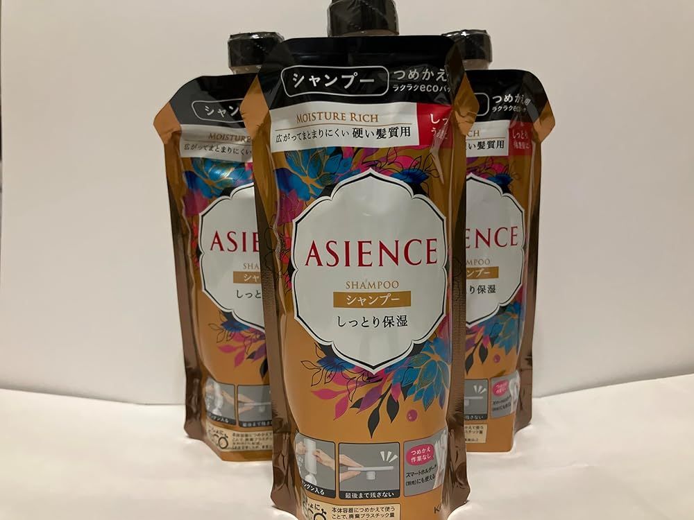 アジエンス しっとり保湿タイプ シャンプー つめかえ 340ml 18個セット