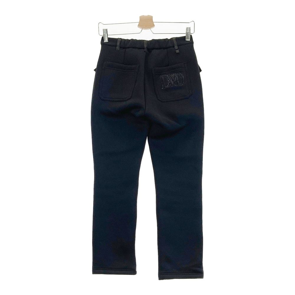 サイズ 2 DANCE WITH DRAGON ダンスウィズドラゴン 中綿 キルティングパンツ ロゴ柄 ブラック系 240101385214 ゴルフウェア レディース ストスト