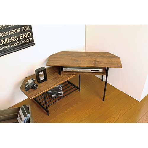 スライドTVボード ブラウン