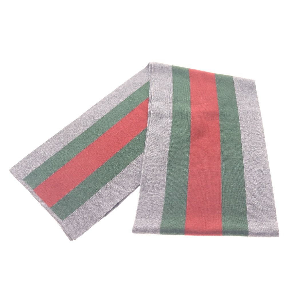 GUCCI グッチマフラー　リバーシブル　レッド　グリーン グッチ(GUCCI) メンズマフラー | 通販・人気ランキング - 価格.com