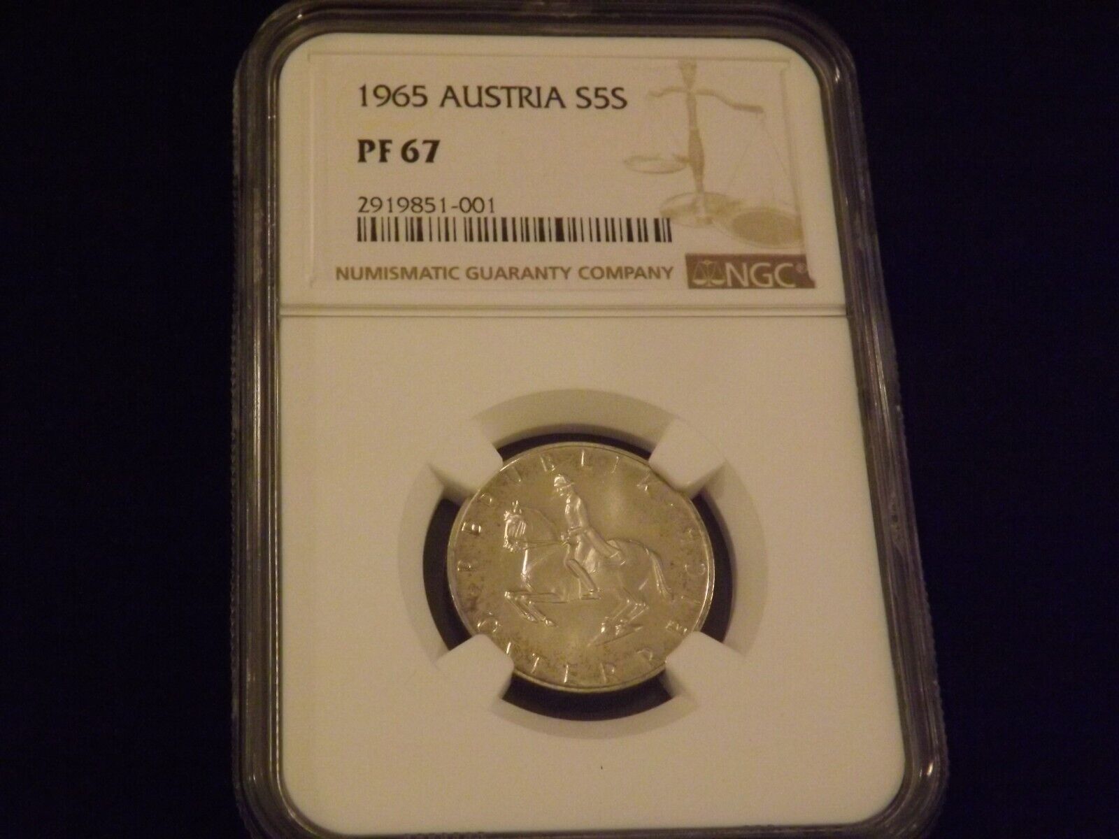 1965 SSS Atria NGC PF 67