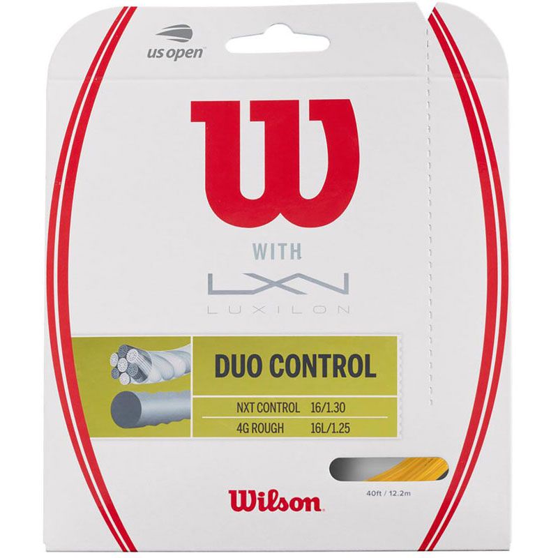 ロット販売 入り数6 Wilson ウイルソン DUO CONTROL 4GR 125 - NXT C 16 テニス 硬式ガット wrz949720 選択