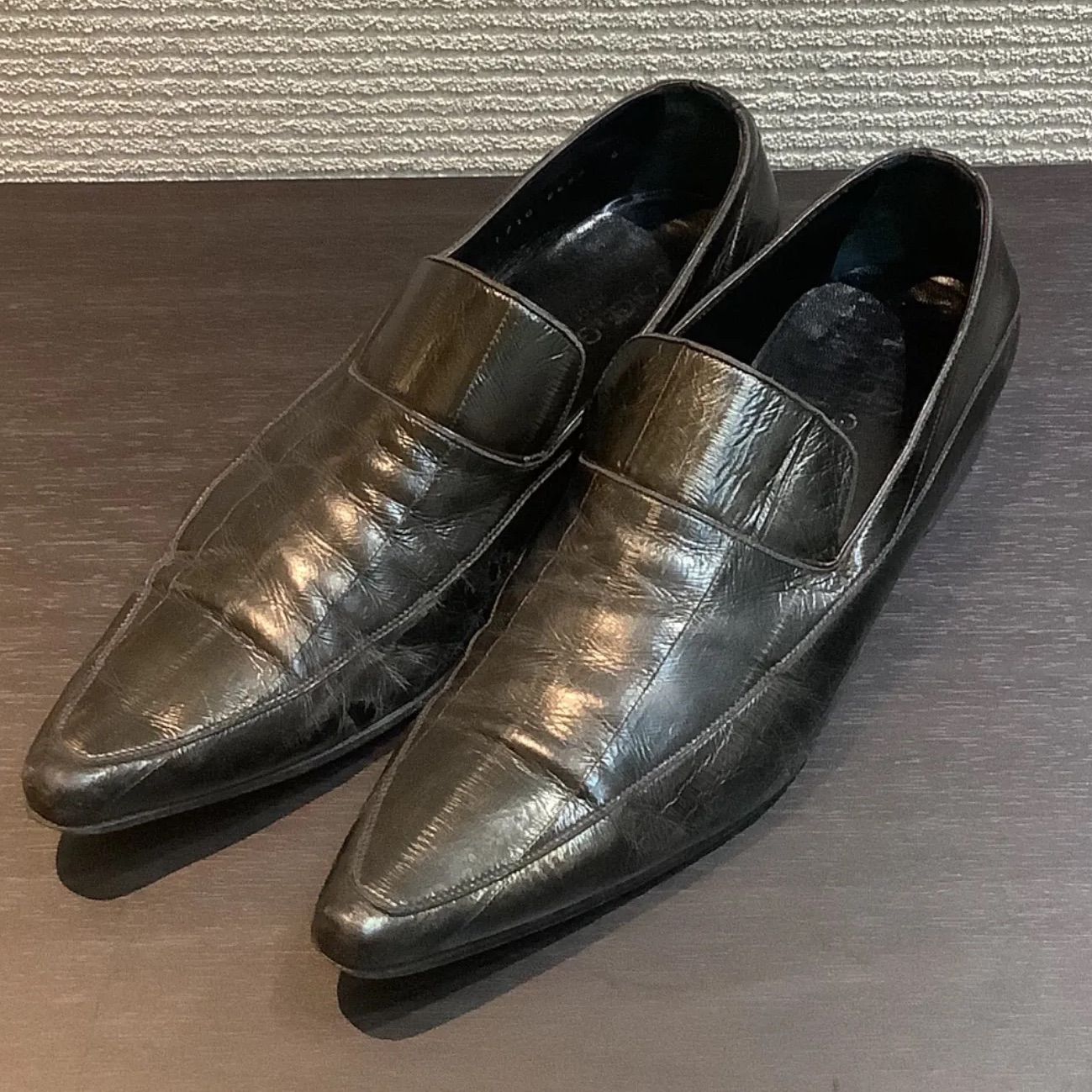vintage dolceu0026gabbana レザー　切り替え　カーゴ　パンツ Dolceu0026Gabbana ドルチェ＆ガッバーナ レザージャケット Gジャン