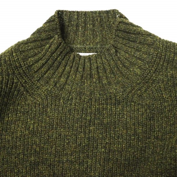 MAATEE＆SONS マーティーアンドサンズ 21AW 日本製 M/N ARMY SWEATER 畦振り柄 アーミーセーター MT1303-0104  3 MIX KHAKI ニット プルオーバー トップス g19041 - メルカリ