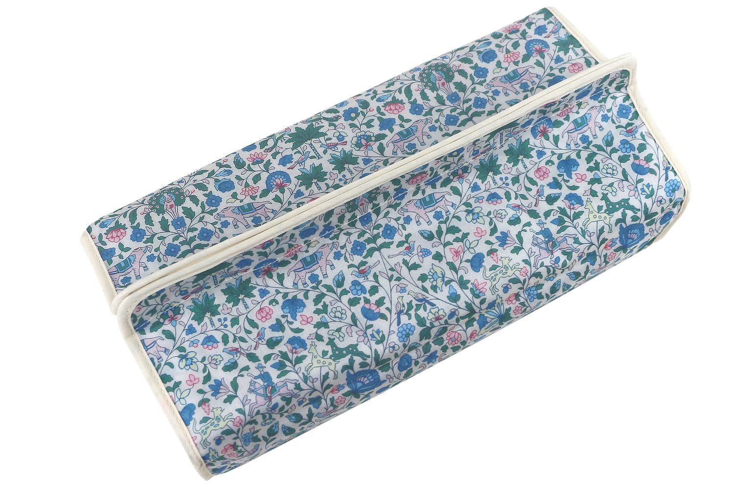 ディーディーインテックス(DDintex) DDintex ディーディーインテックス FLORET LONDON ティッシュカバー イムラン ブルー 25×12×6.5cm [リバティプリント使用]
