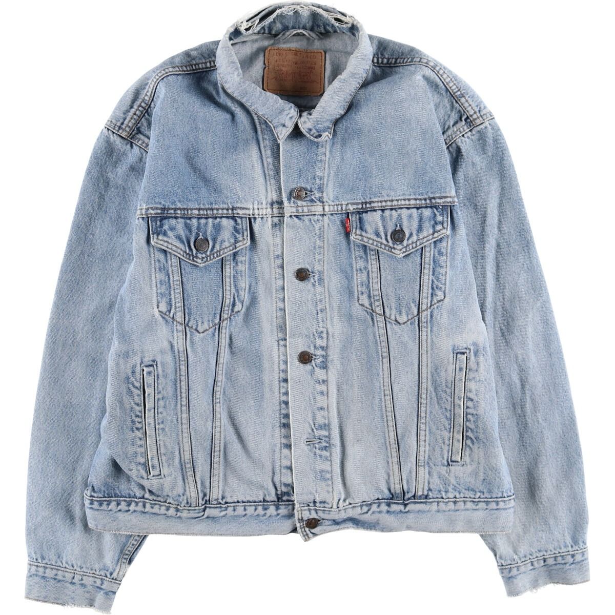 古着 リーバイス Levi's デニムジャケット Gジャン メンズXXL相当/eaa520602