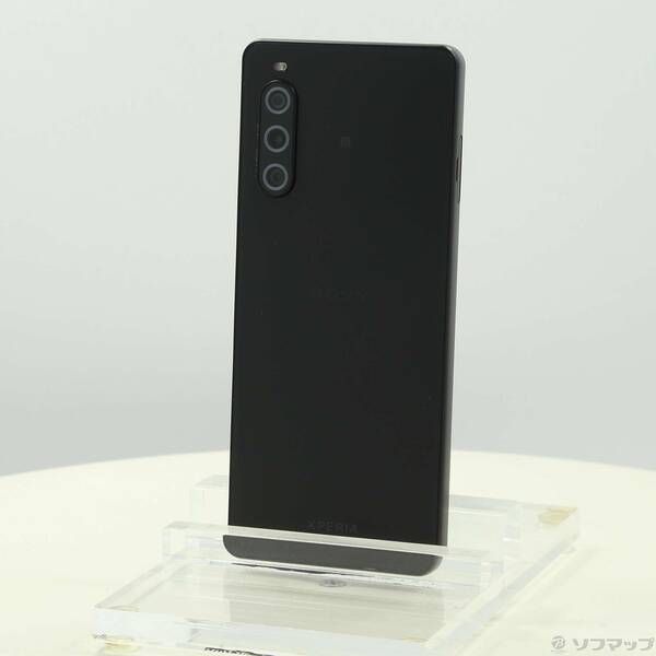 中古品〕 Xperia 10 V 128GB ブラック XQ-DC44-B1JPCX0 SIM