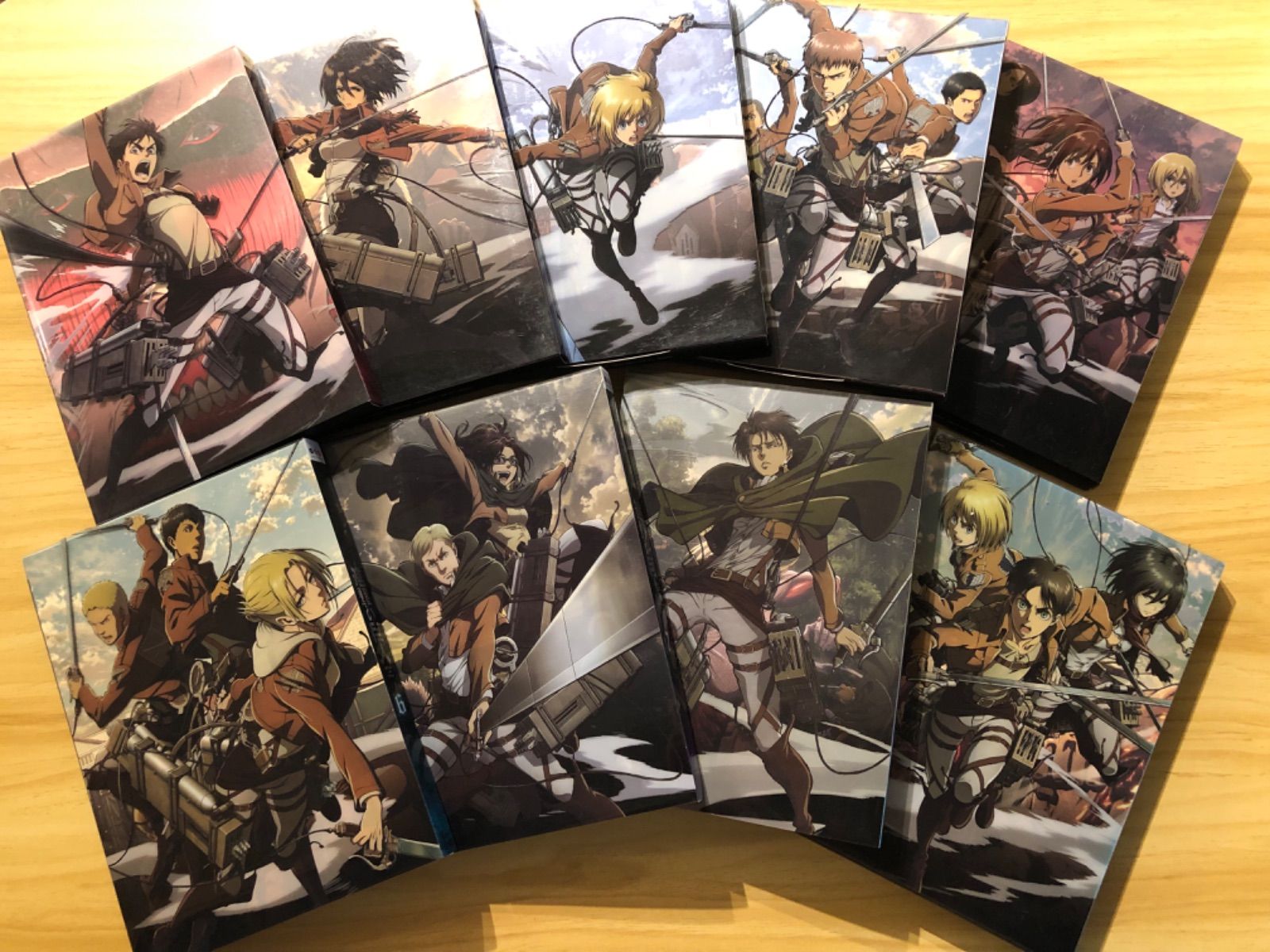 進撃の巨人〈Blu-ray〉 全9巻セット まとめ 進撃の巨人〈Blu-ray〉 全9巻セット まとめ Blu-ray & DVD 第9