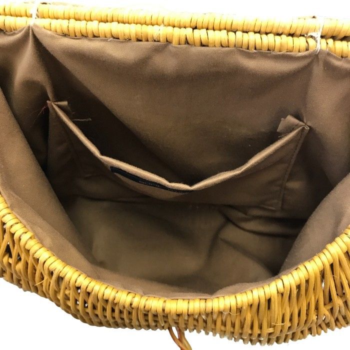 SOFIE DHOORE ソフィードール  ショルダーバッグ レディース 夏 カゴ ベージュ ラタンショルダー リボン バイカラー 中古 M1 SOFIE DHOORE ソフィードール ショルダーバッグ レディース 夏 カゴ