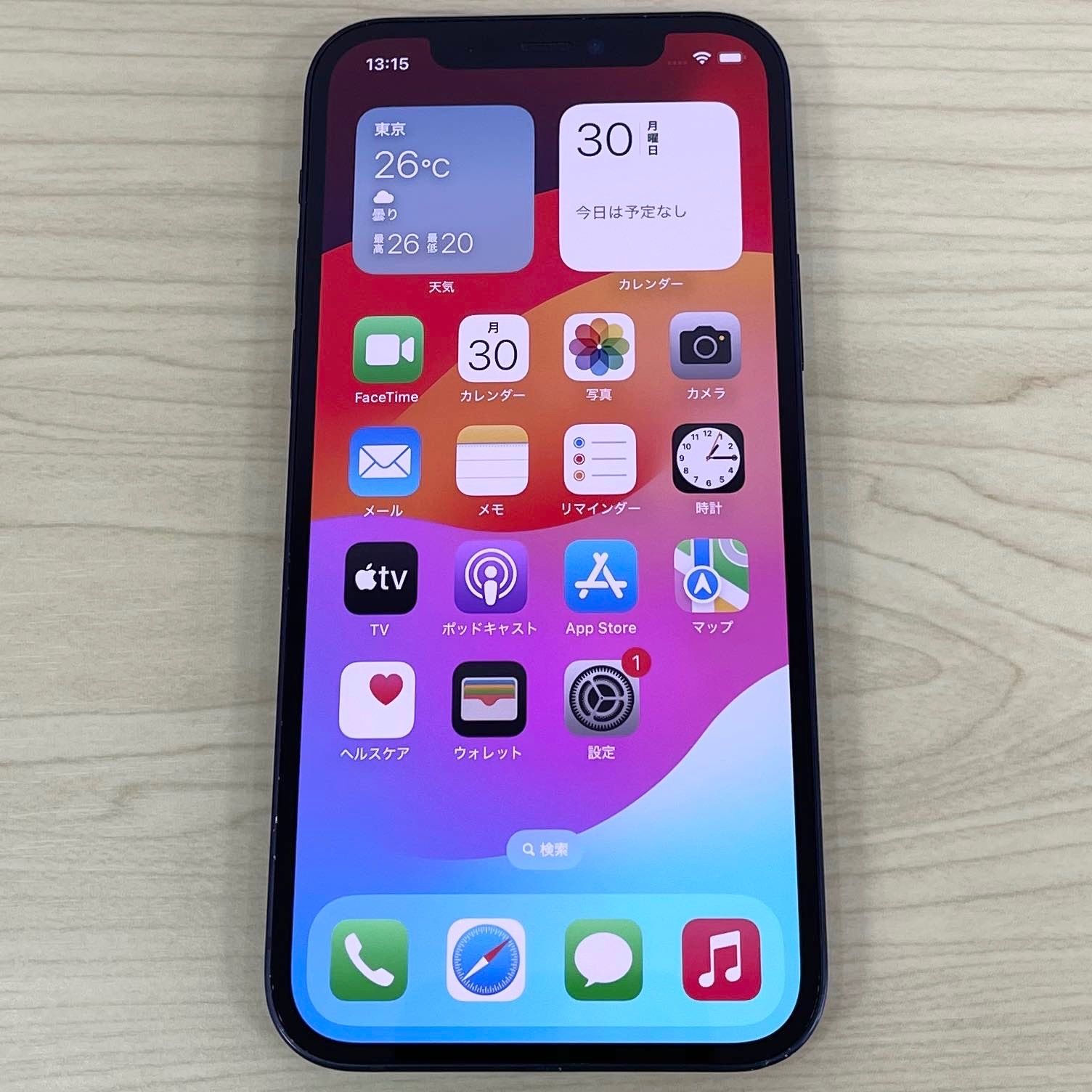 iPhone12 64GB ブラック SIMフリー ジャンク品 21161 - メルカリ