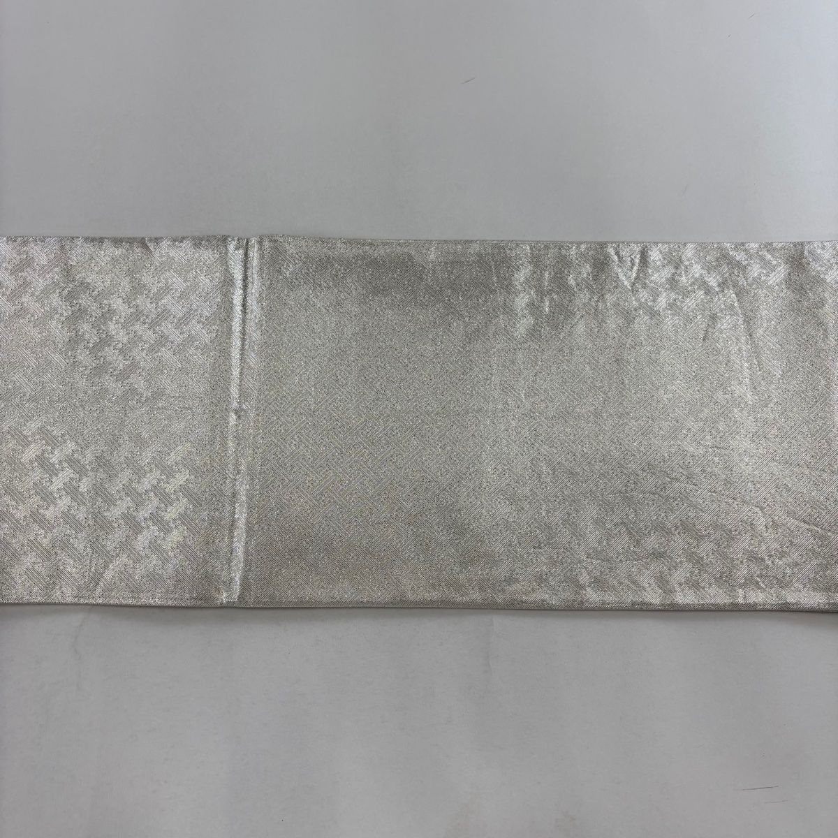 袋帯 秀品 花 鳥 箔 銀色 六通 正絹 【中古】 - メルカリ