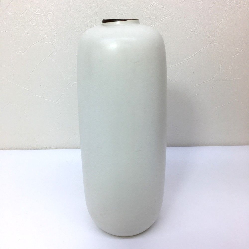 長期保管未使用品 九谷焼 花瓶 椿 花柄 骨董品 一輪挿し 木箱付き