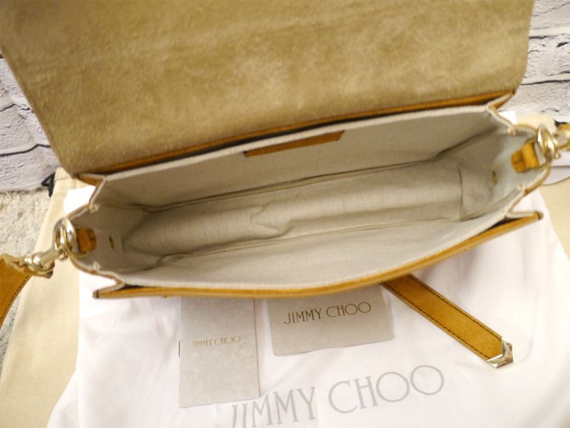 2020☆JIMMY CHOOジミーチュウ LEXIE クロスボディ バッグ 茶 - メルカリ