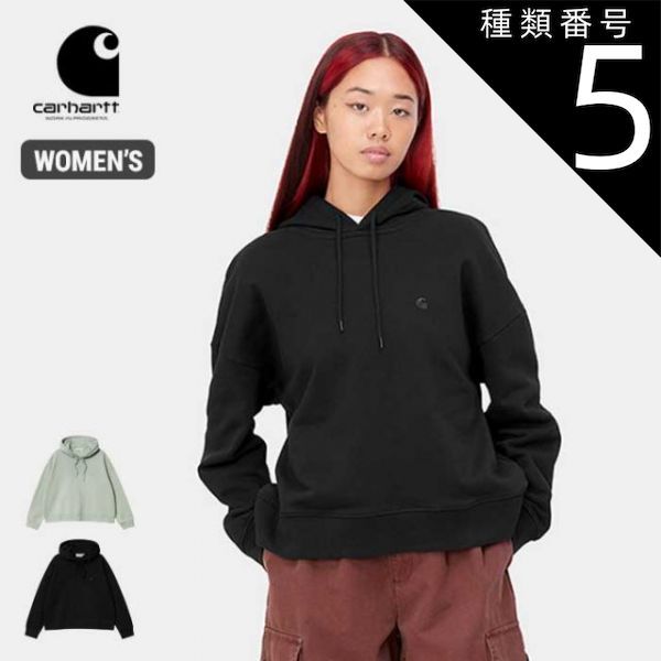 種類5 Black S カーハート WIP レディース パーカー carhartt WIP I030967 W HOODED CHESTER SWEATSHIRT フーデッド チェスター フーディ 220920