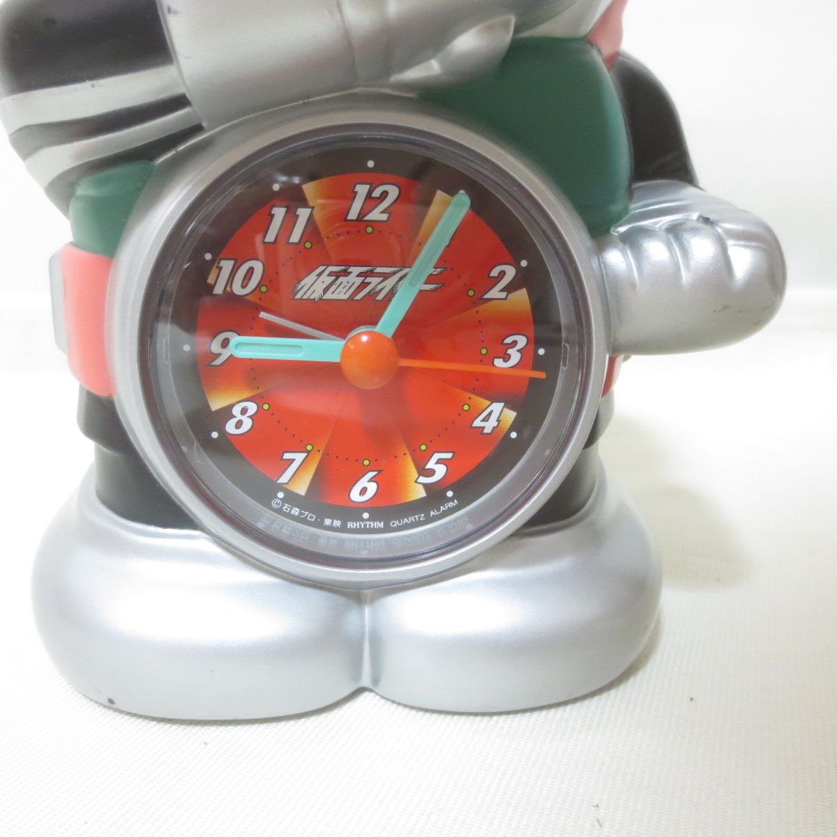 仮面ライダー めざまし時計 石森プロ 時計 フィギュア 仮面ライダー