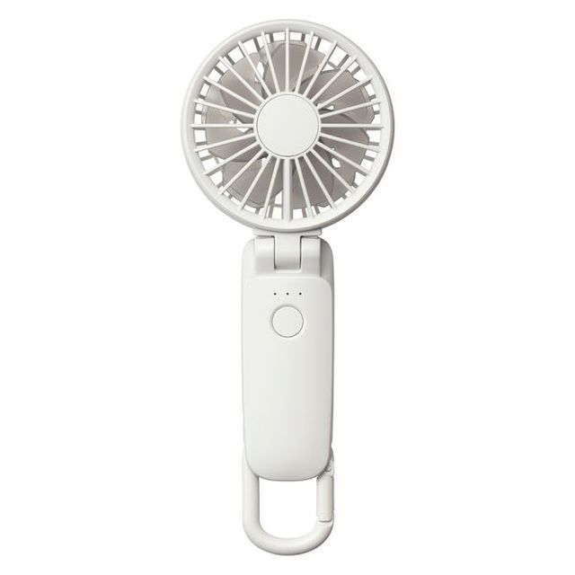 まとめ買い リズム ハンディファン Silky Wind Mobile3.2 大風量 静音 3WAY 二重反転ファンカラビナ付き 9ZF040RH08 3個セット