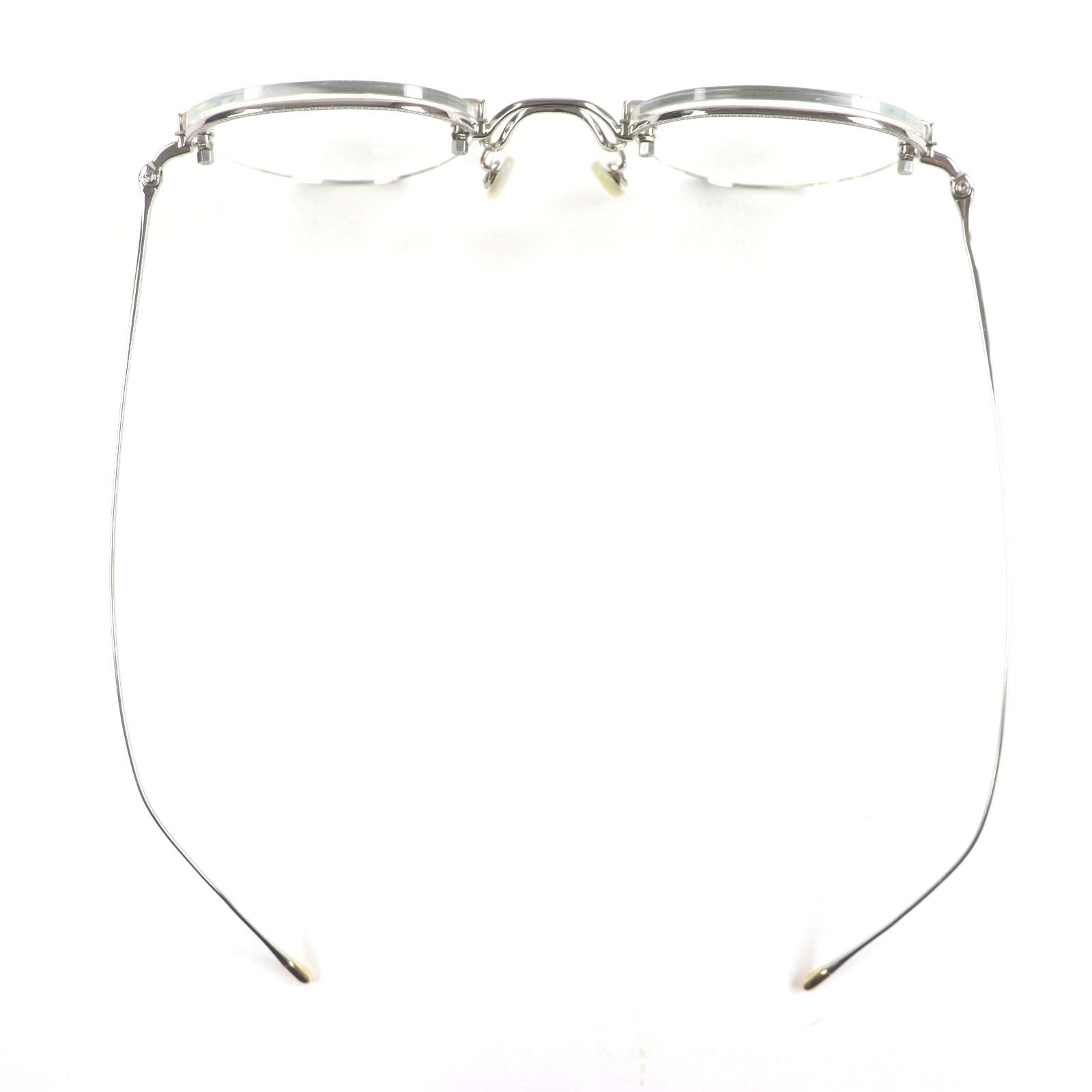 極美品▽10 eyevan テン アイヴァン no.6 2 44-1G ツルK18 ツー  