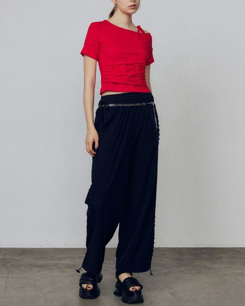 エモダ エアバルキーソールパッファーサンダル