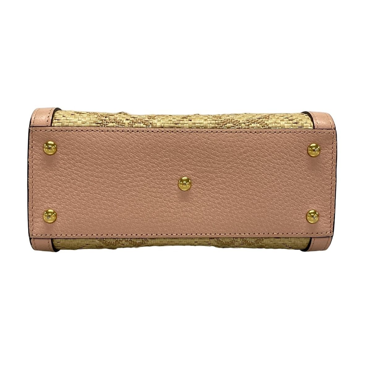 702732 ベージュ×ピンク