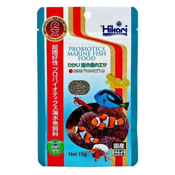 【同梱不可】【12個セット】キョーリン　ひかり海水魚のエサ15g