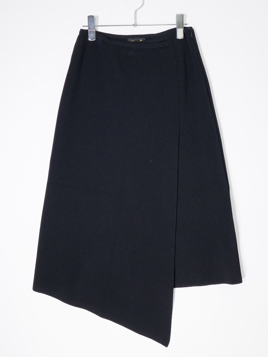 Drawer/ドゥロワー ジャージーストレッチ スリットラップスカート【1  