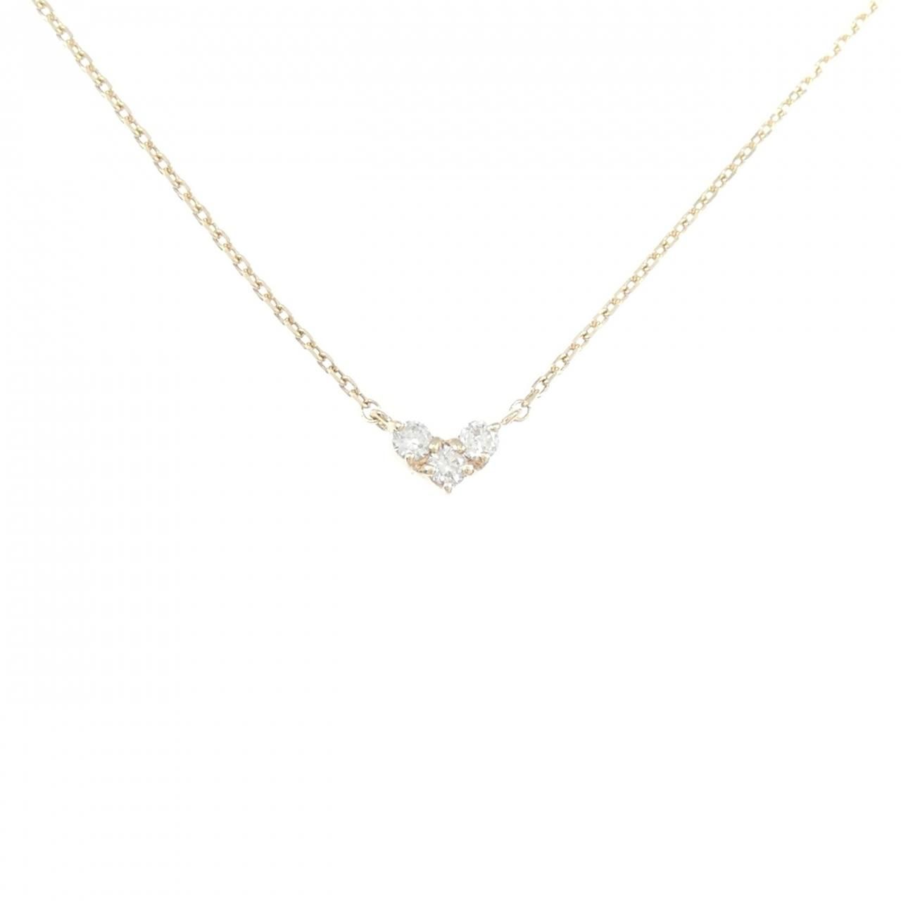 4゜C ハート ダイヤモンド ネックレス