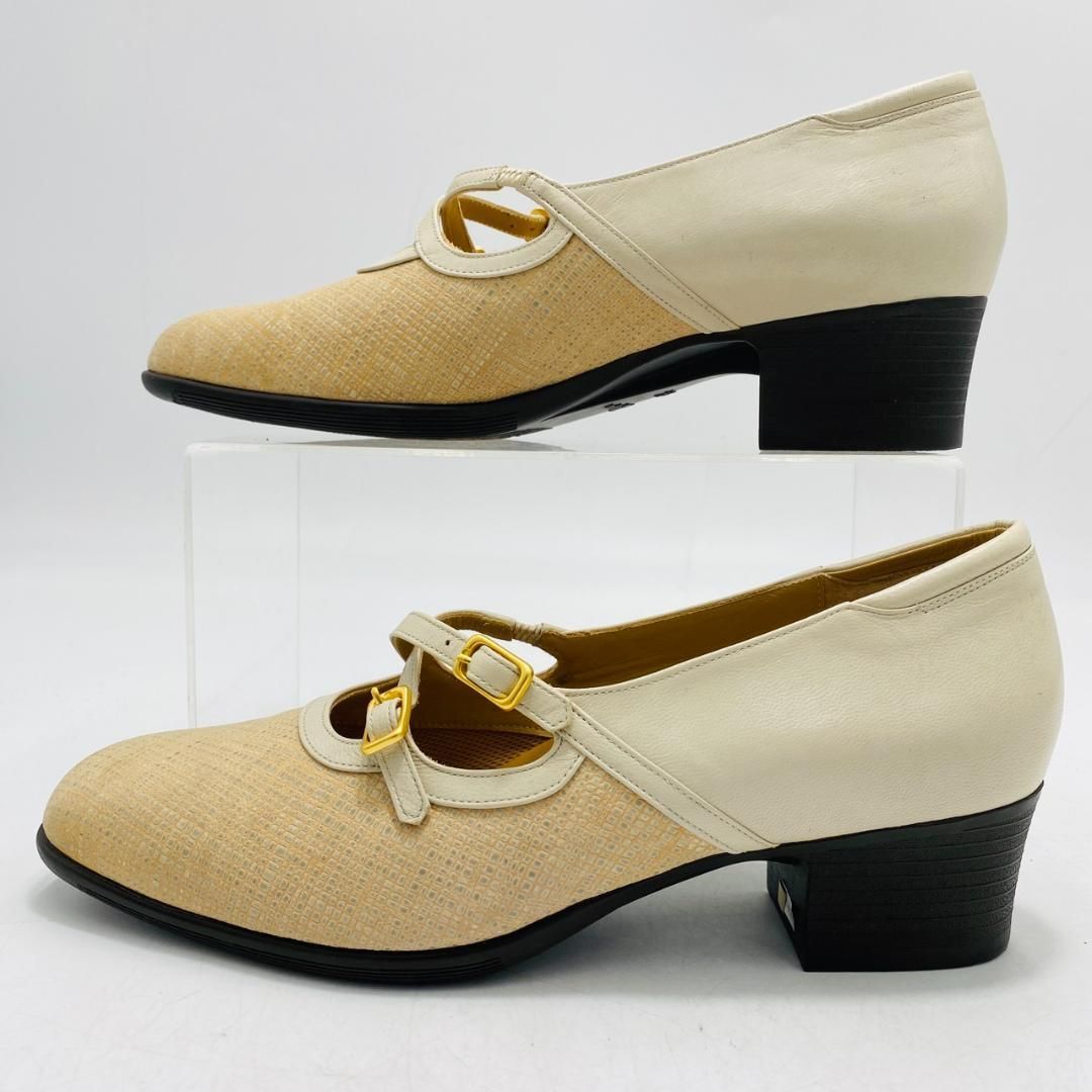 銀座ヨシノヤ CUSHION HV パンプス ストラップ 外反母趾 24.5 - メルカリ