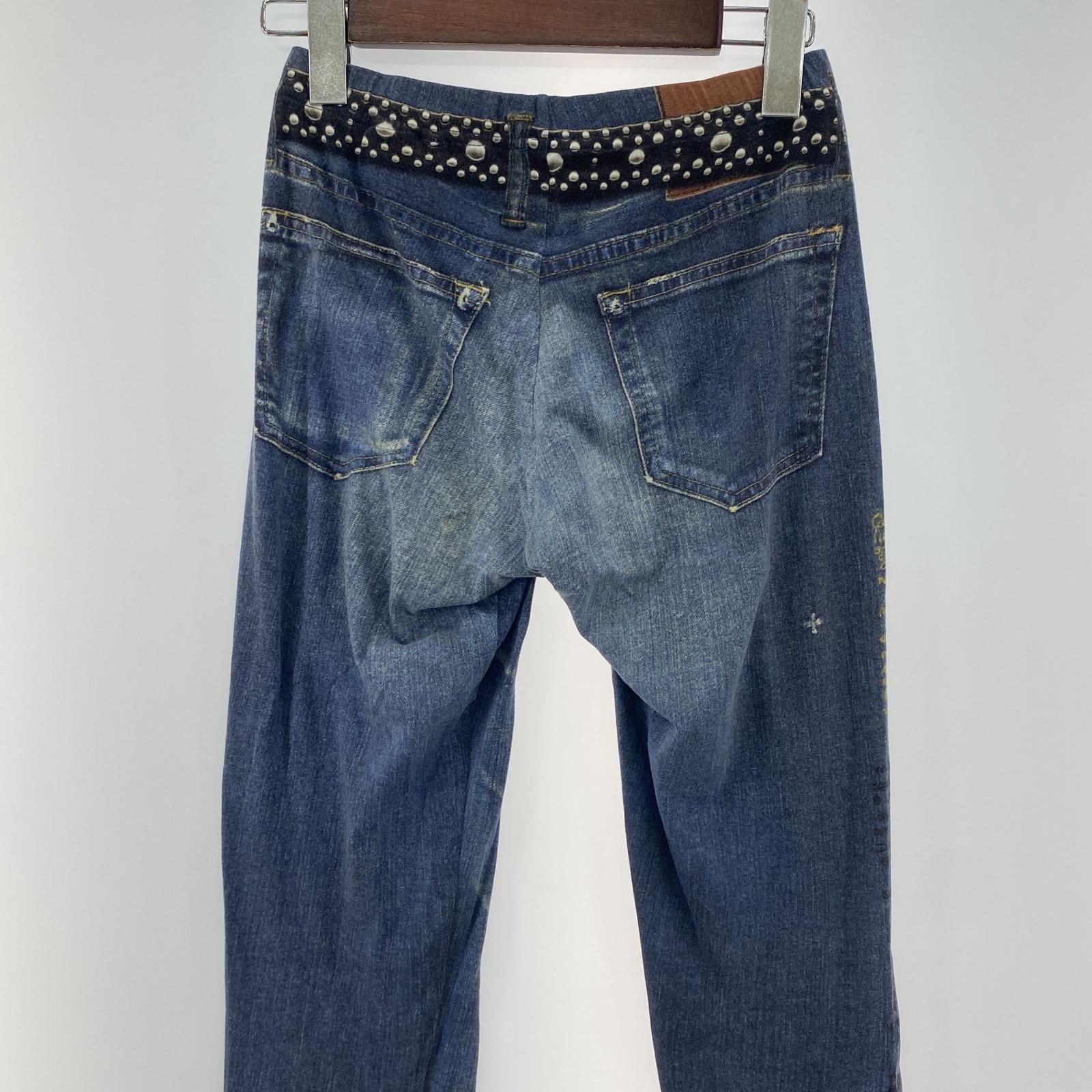 HYSTERIC GLAMOUR ヒステリックグラマー 転写デニム調レギンス パンツ