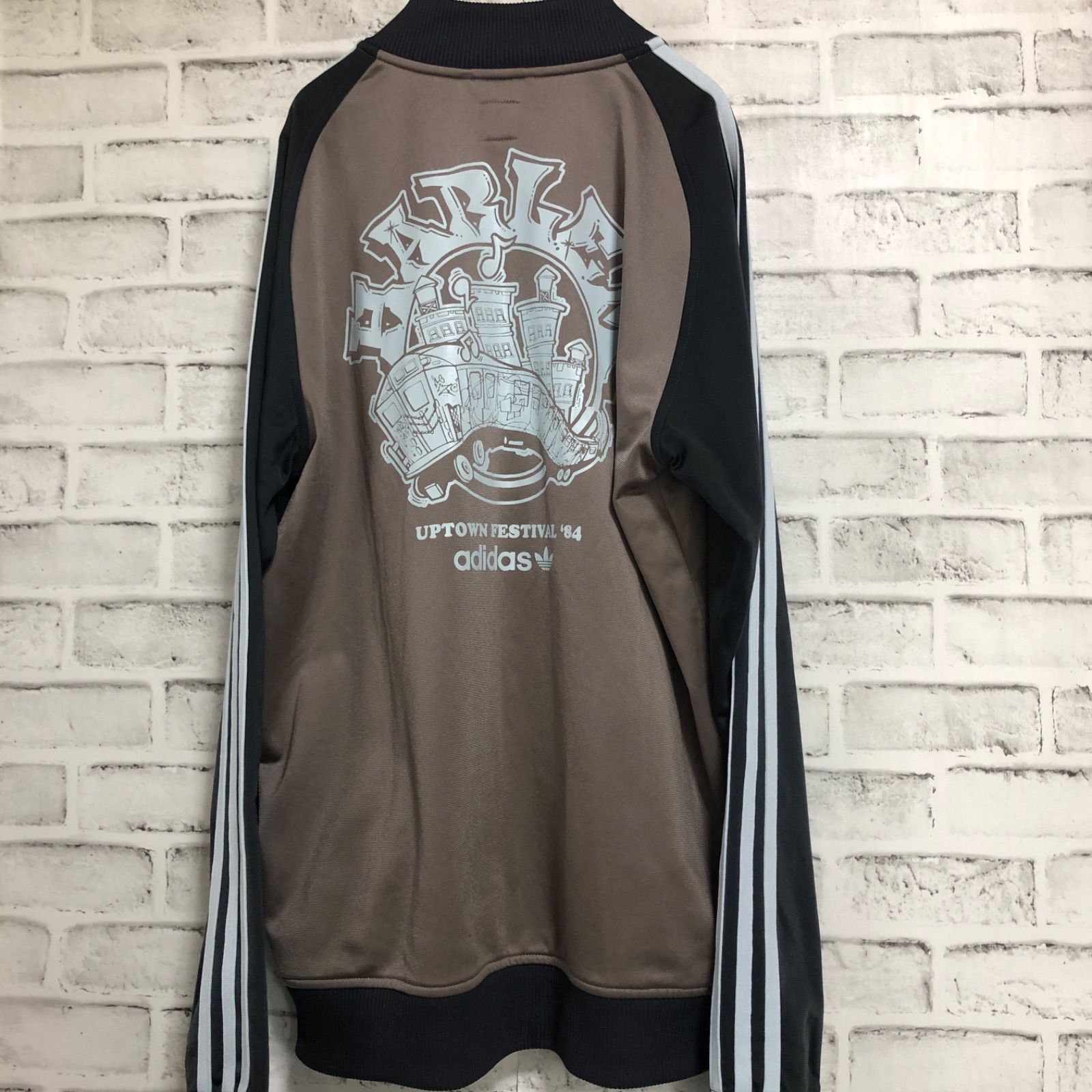 希少XL⭐️HARLEM 希少XL⭐️ハーレム adidas トラックジャケット 刺繍 
