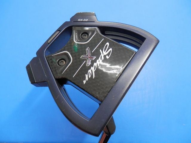 パター 即決 Ｍ９７ テーラーメイド スパイダー Ｘ ブルーホワイト スモールスラント　オリジナルスチール ３４インチ 日本仕様[2398]即発送
