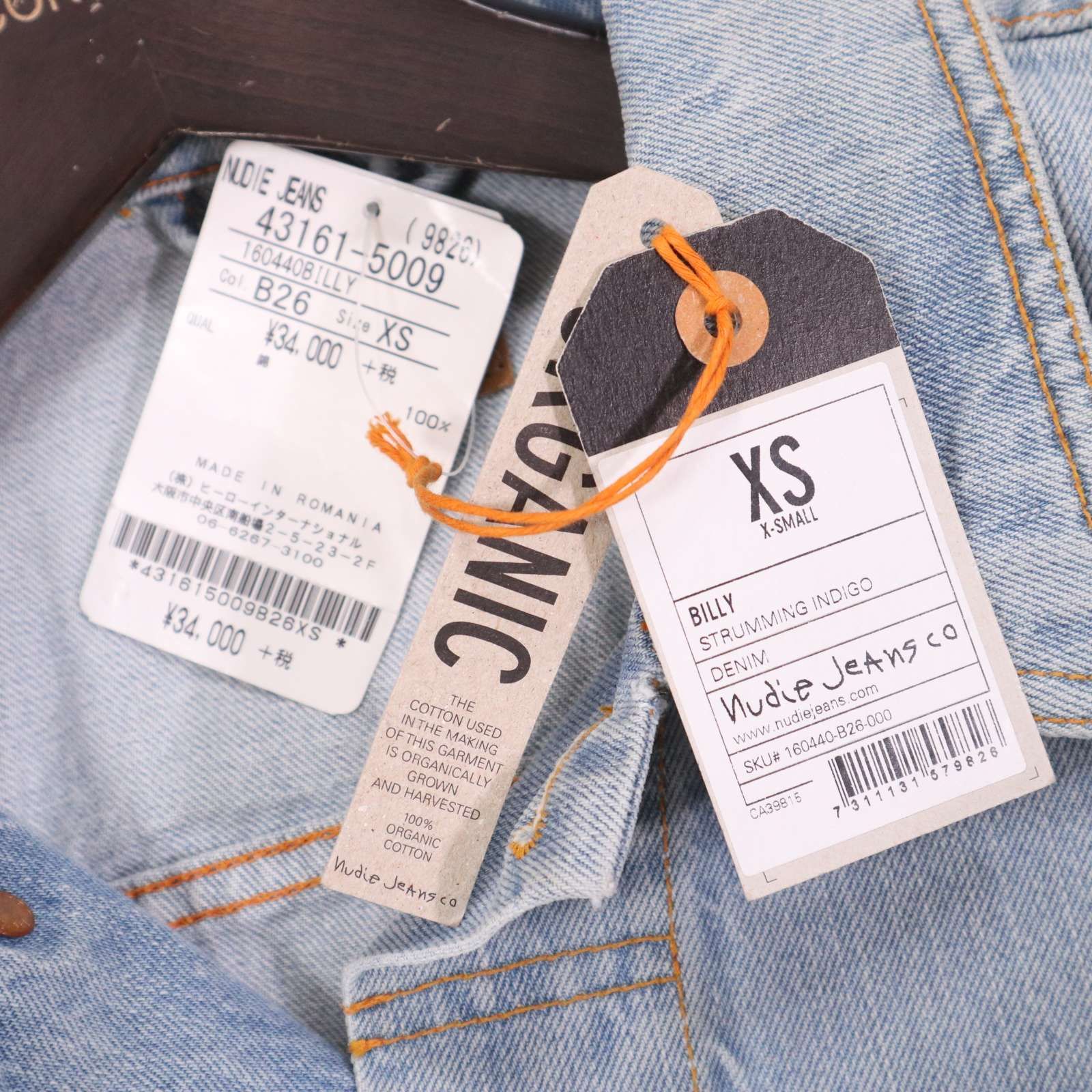 新品 未使用】 Nudie Jeans ヌーディージーンズ 【BILLY】USED加工 