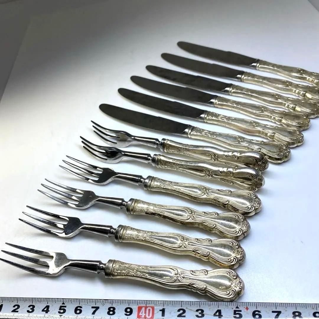 silver950刻印 銀製カトラリー12点セット 509g