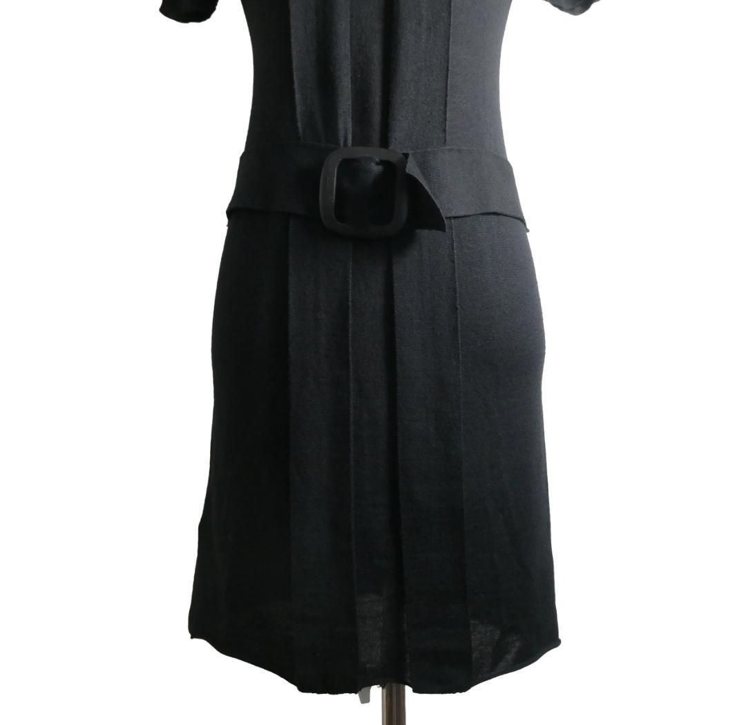 PRADA プラダ サイズ36 ニット ワンピース ドレス ウール×シルク