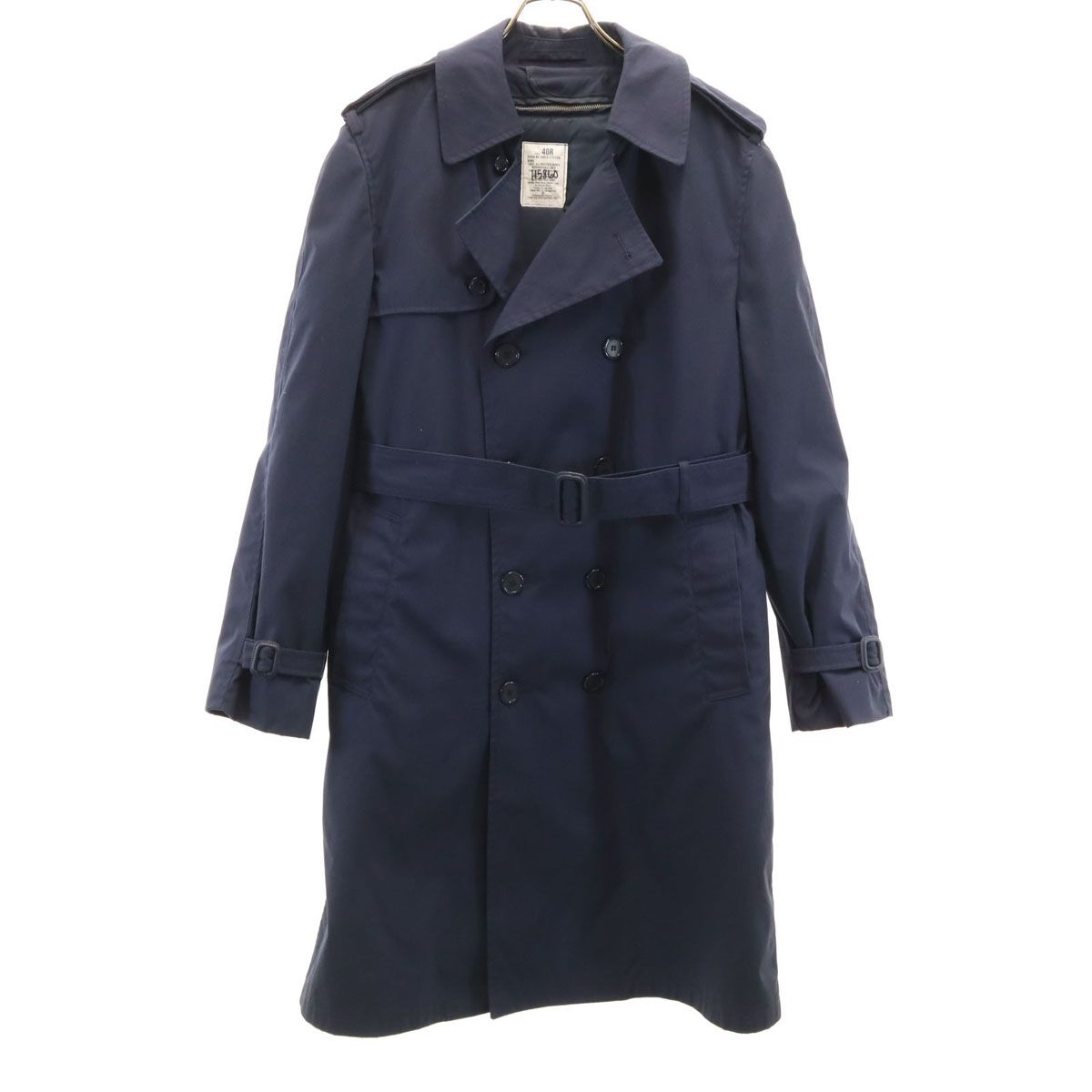 【送料無料】90s オールウェザー コート サイズ40ライナー付き ミリタリー ダブルブレスト 軍物 防寒 実物 新品 デッドストック 米軍 AGSU オールウェザー トレンチコート オリーブブラウン ライナー付きクーポン対象外I