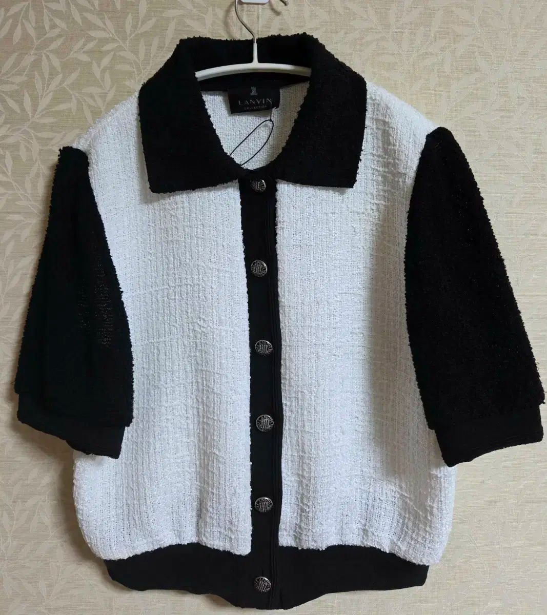 90s ヴィンテージ LANVIN｜ランバン ストライプ 半袖ニット ＄