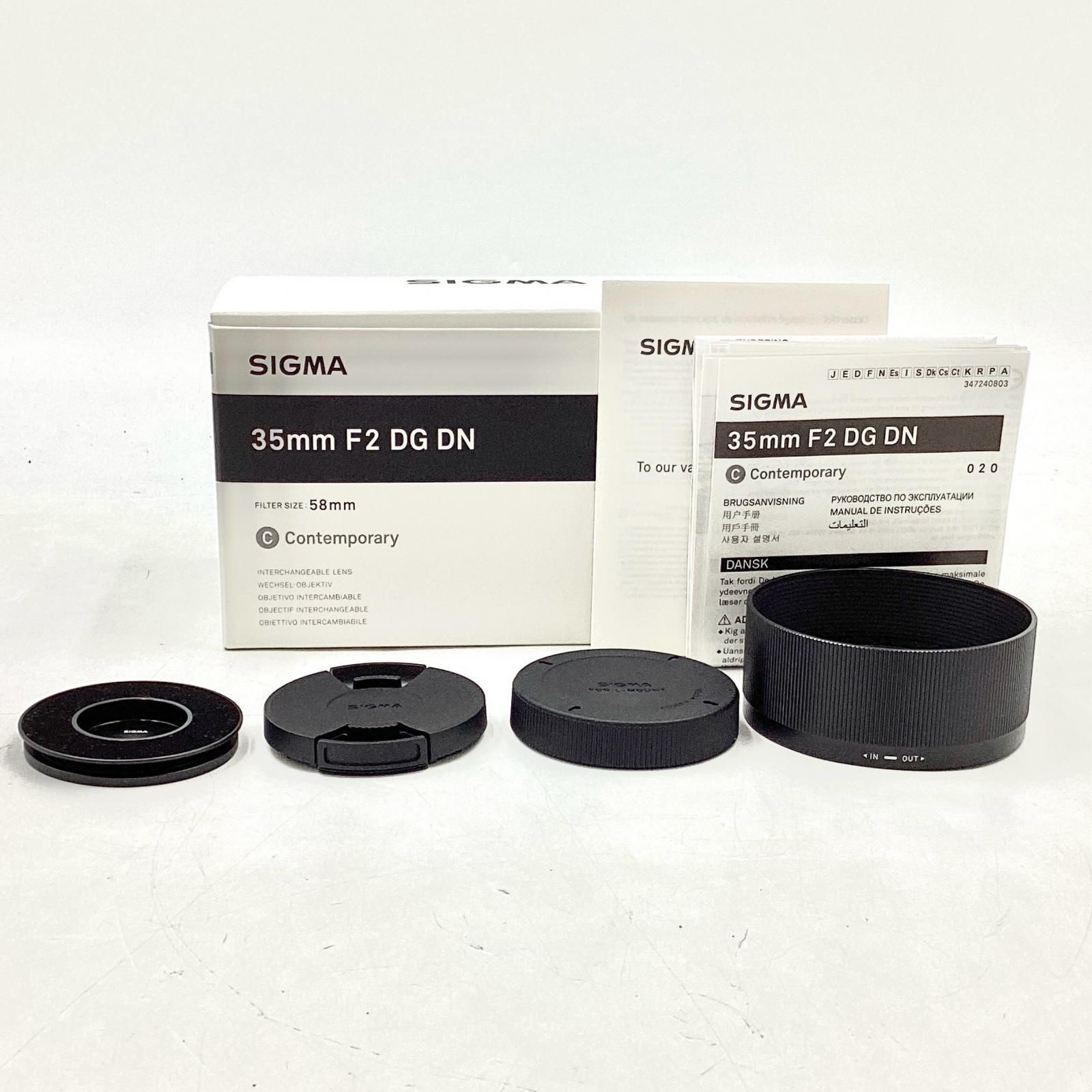 保証残あり　SIGMA 35mm F2 DG DN Lマウント Amazon | SIGMA シグマ Lマウント レンズ 35mm F2 DG DN 単焦点