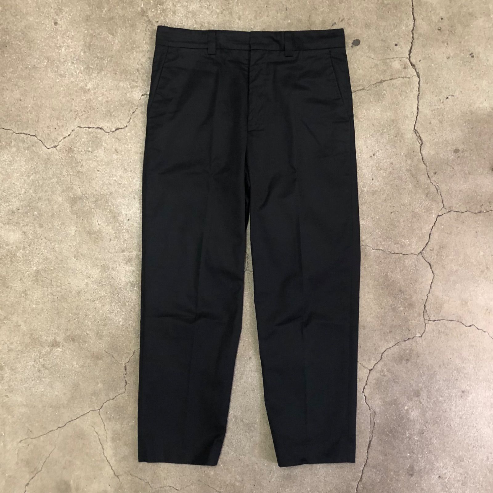 OVY Standard Cotton Chino Trousers Black M オヴィ コットン