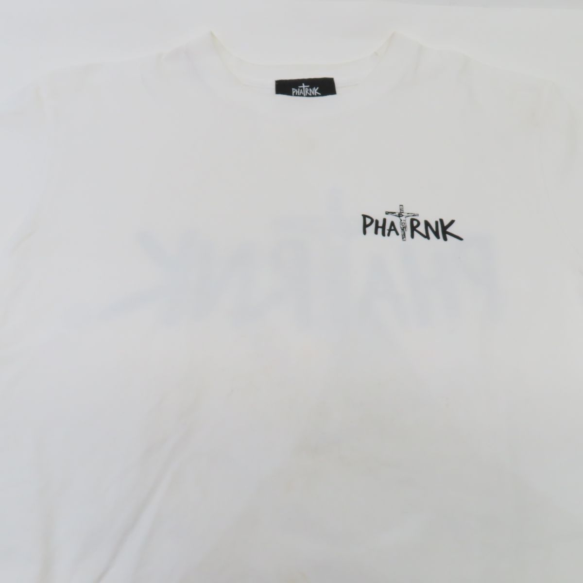 PHATRNK ファットランク 薔薇 Tシャツ Mサイズ PHATRNK ファットランク 薔薇 ロゴ Tシャツ M 黒 ステッカー付き