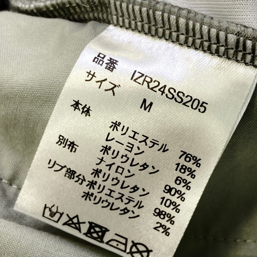 サイズ：M IZREEL イズリール 2024年モデル 切替 スウェットトレーナー