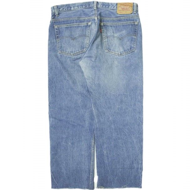 Levi's リーバイス アメリカ製 90s 1991年製 501XX 5ポケットデニムパンツ 501-0000 W38 インディゴ USA製  ボタンフライ ジーンズ カットオフ ヴィンテージ ボタン裏546 ボトムス g11571