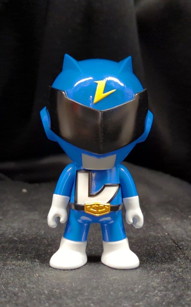 One up/レオンチャンネル レオンチャンネル ソフビ ブルーカラー