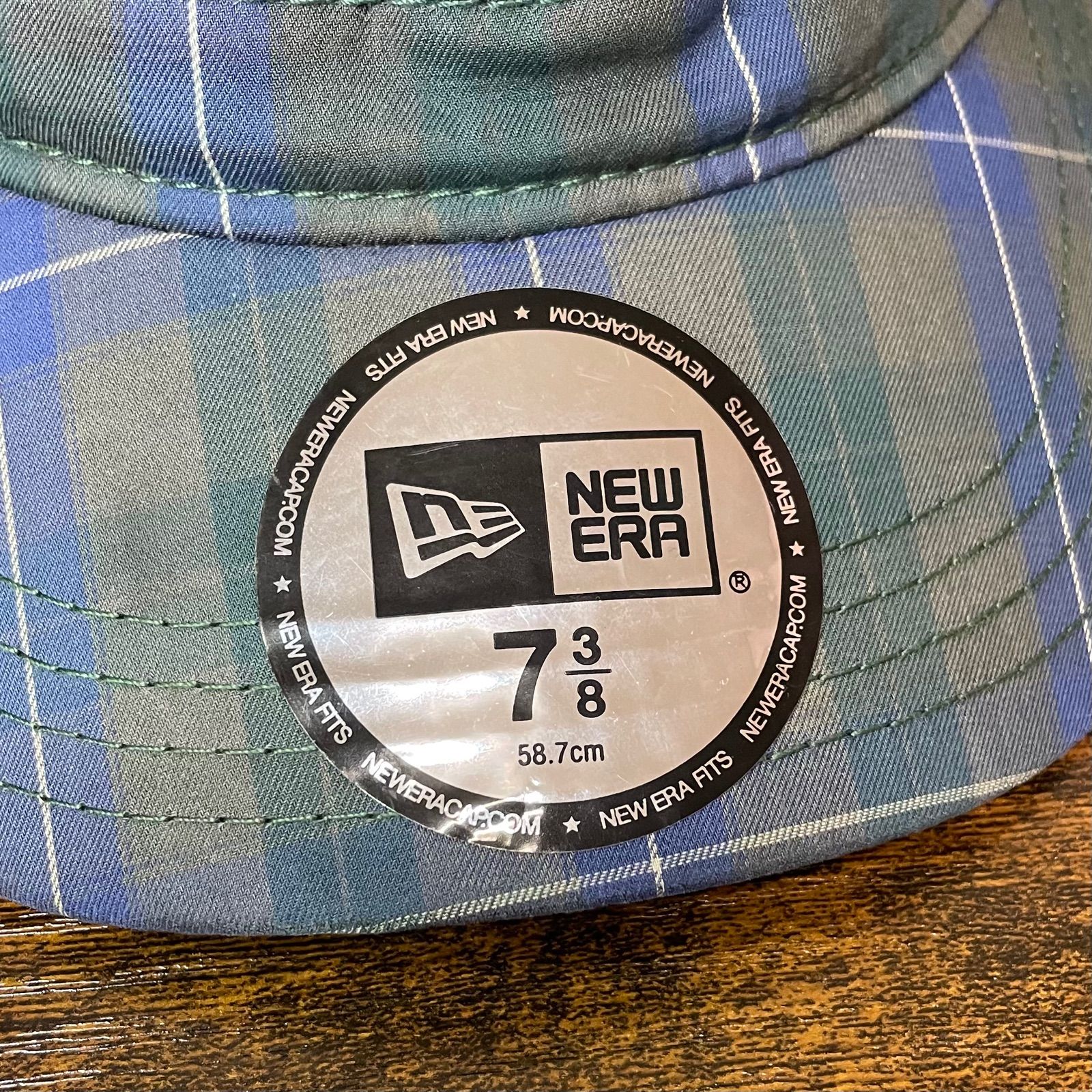 D-17ニューエラ キャンバスチェック柄 Work Cap740 - メルカリ