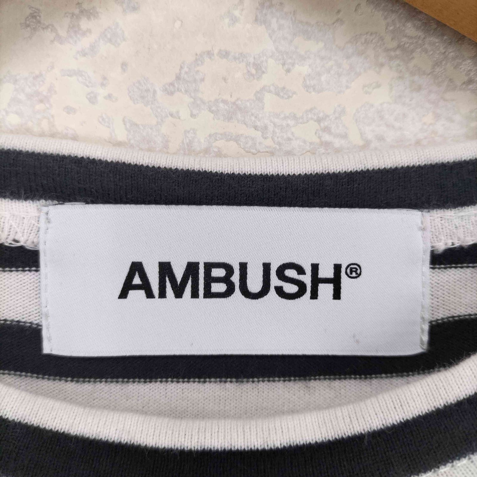AMBUSH ボーダーTシャツ アンブッシュ AMBUSH 刺繍ボーダーカットソー メンズ 1 - メルカリ