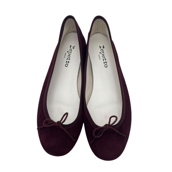  レペット Repetto パンプス リボン ワインレッド 38 24 cm レディース S 5 V 589 ハイヒール パンプス パンプス