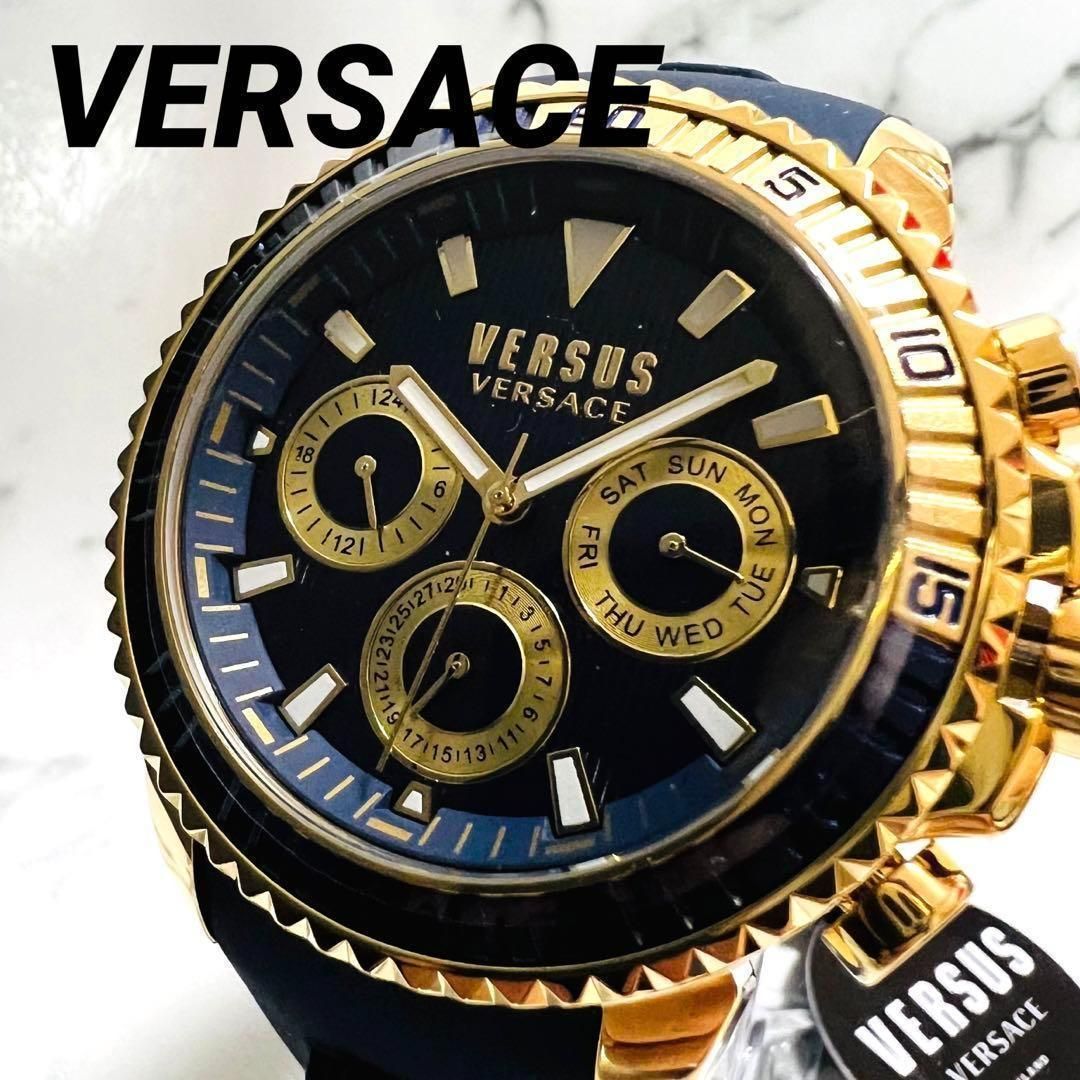 versace 時計 ゴールド - 腕時計(アナログ)