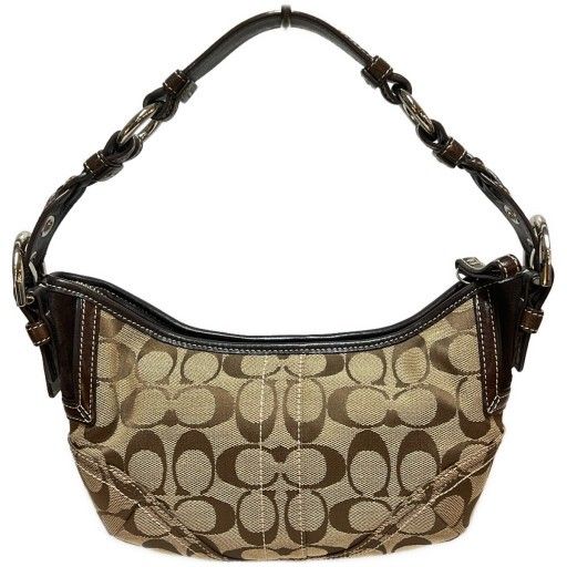 COACH コーチ ワンショルダーバッグ シグネチャー ハーフムーン 6266