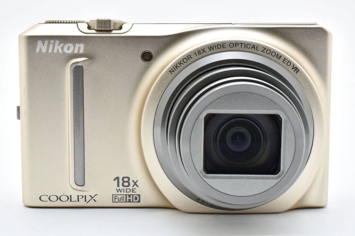  ニコン Nikon COOLPIX S 9100 ゴールド コンパクトデジタルカメラ L 37 6535 コンパクトデジタルカメラ デジタルカメラ