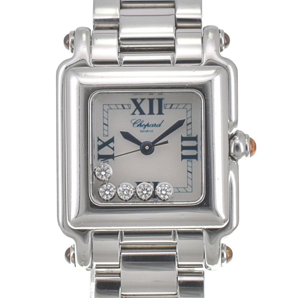 T157 ショパール ハッピースポーツ 5Pダイヤ 8892 クオーツ 箱付き T157 ショパール ハッピースポーツ 5Pダイヤ 8892 クオーツ 箱付き