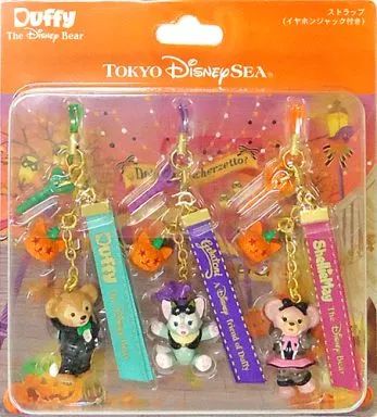 ダッフィー・シェリーメイ・ジェラトーニ ストラップ 中古】ストラップ(キャラクター) ダッフィー&シェリーメイ